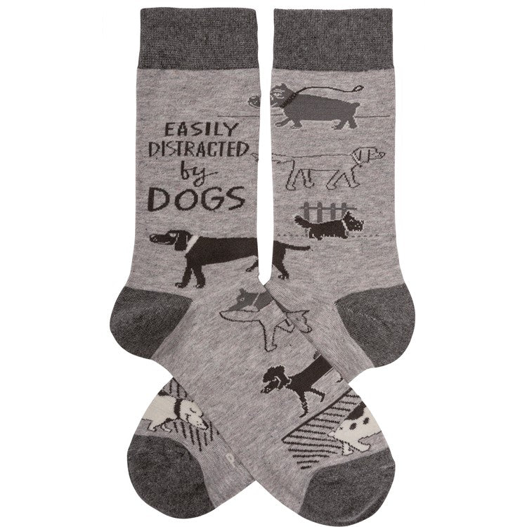 Distracted by Dogs Socks