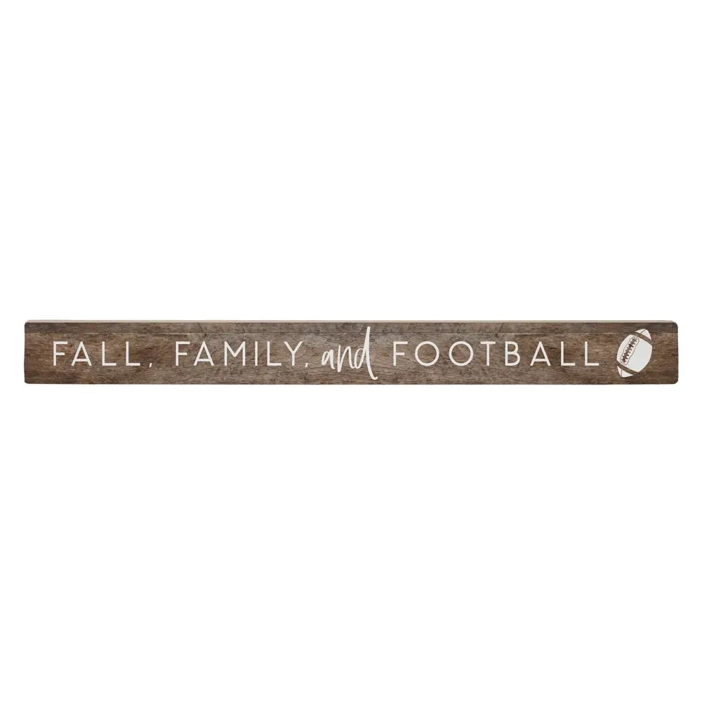 Fall Family Football Wood Sign