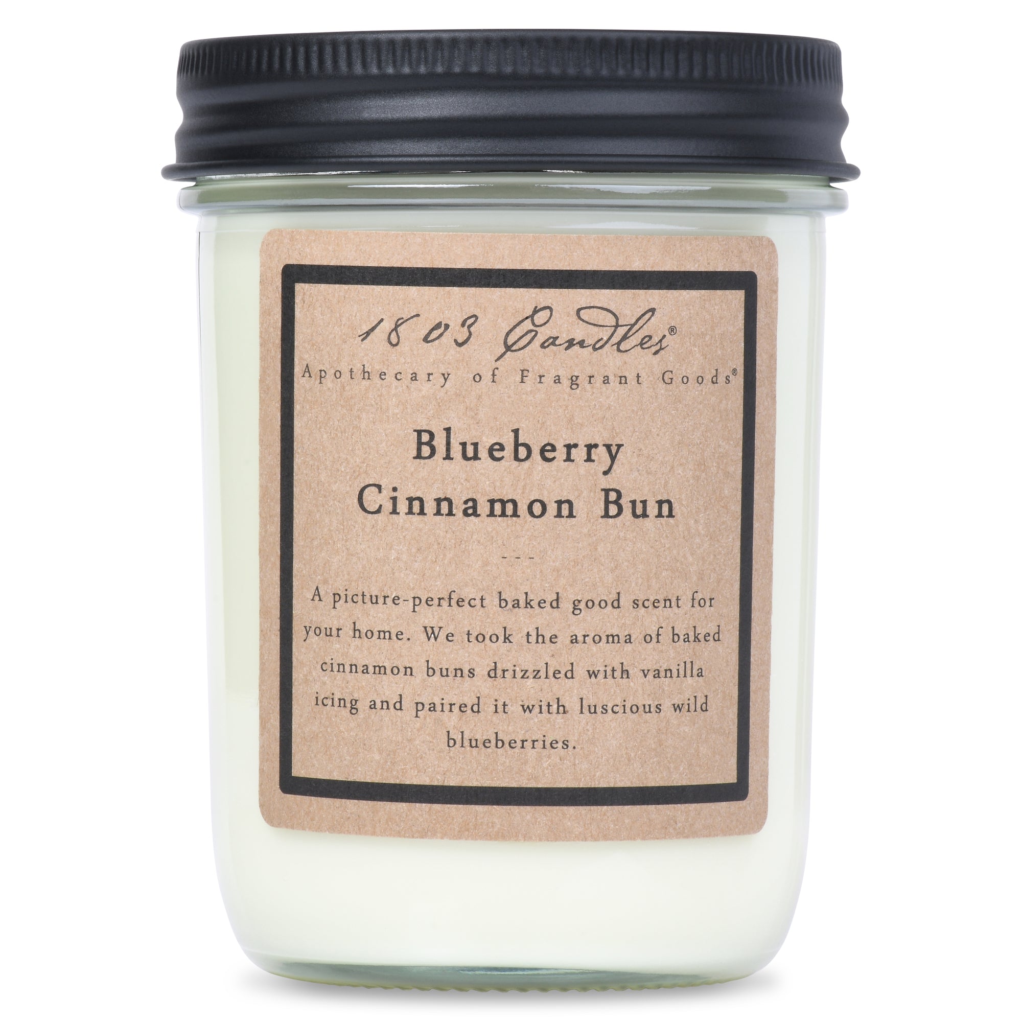 Blueberry Cinnamon Bun Soy Jar (14 oz)