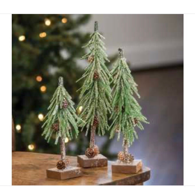 Glittered Pinecone Tree - 3 sizes