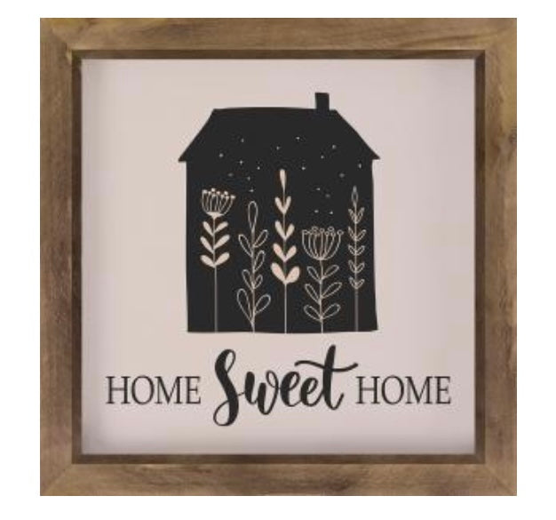 Home Sweet Home Framed Art