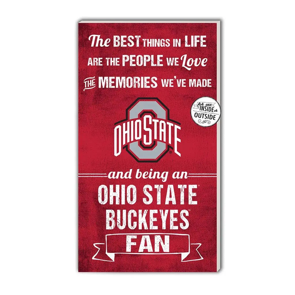 The Best Things/Ohio State Buckeyes Sign