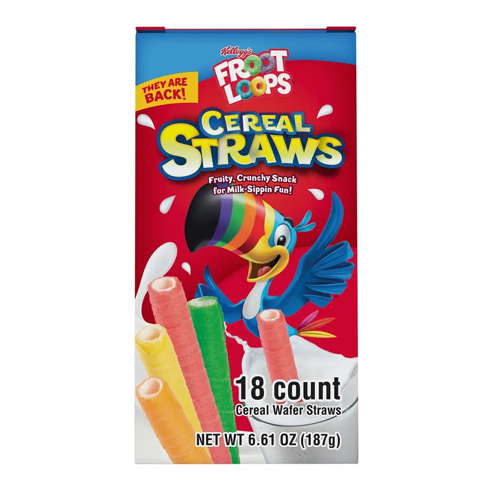 Froot Loops Cereal Straws - 18 count