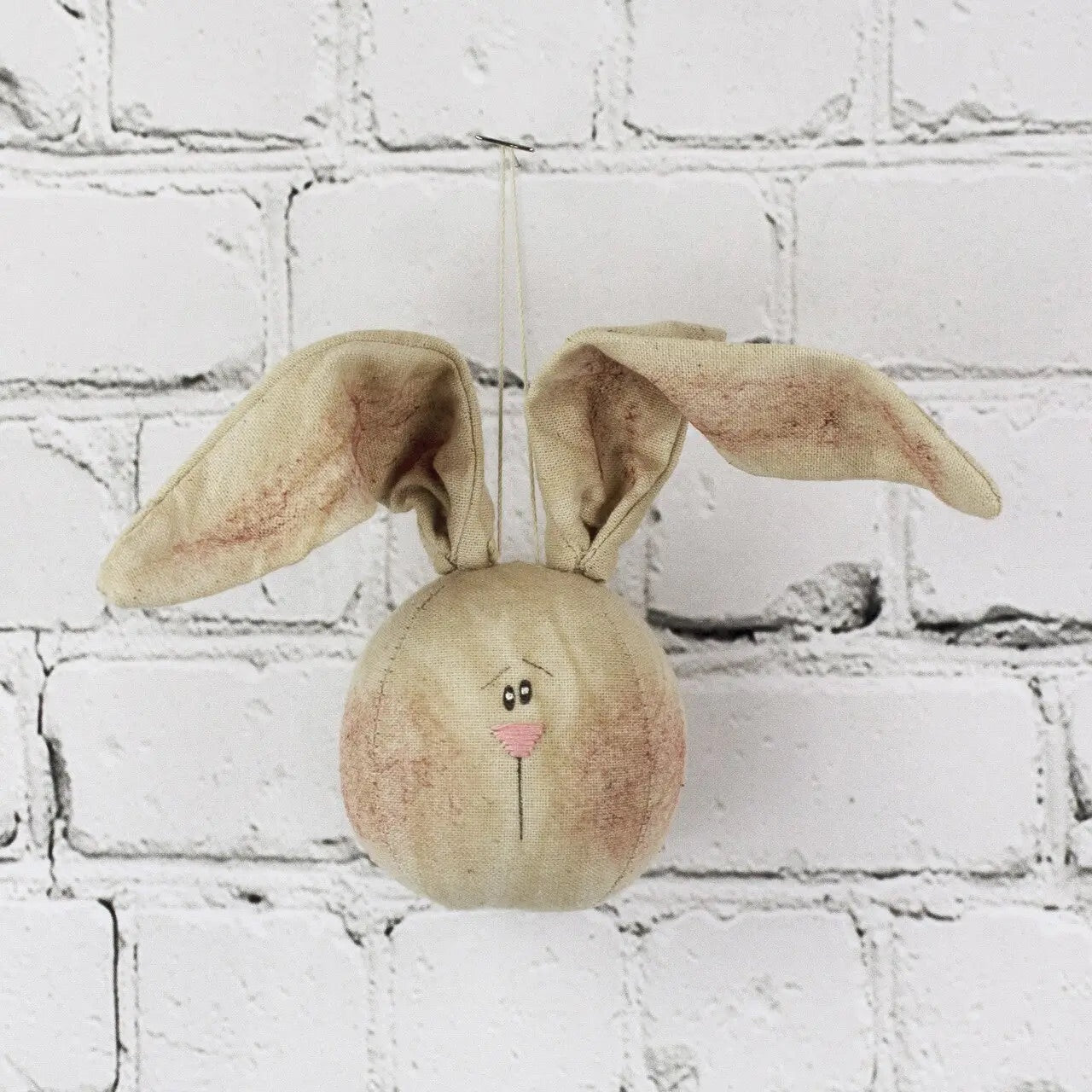 Fabric Bunny Ornament