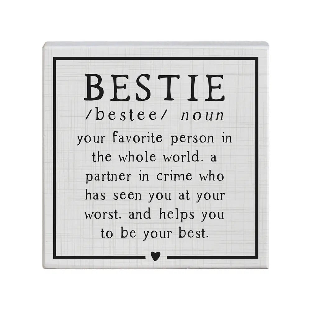 Bestie Wood Block