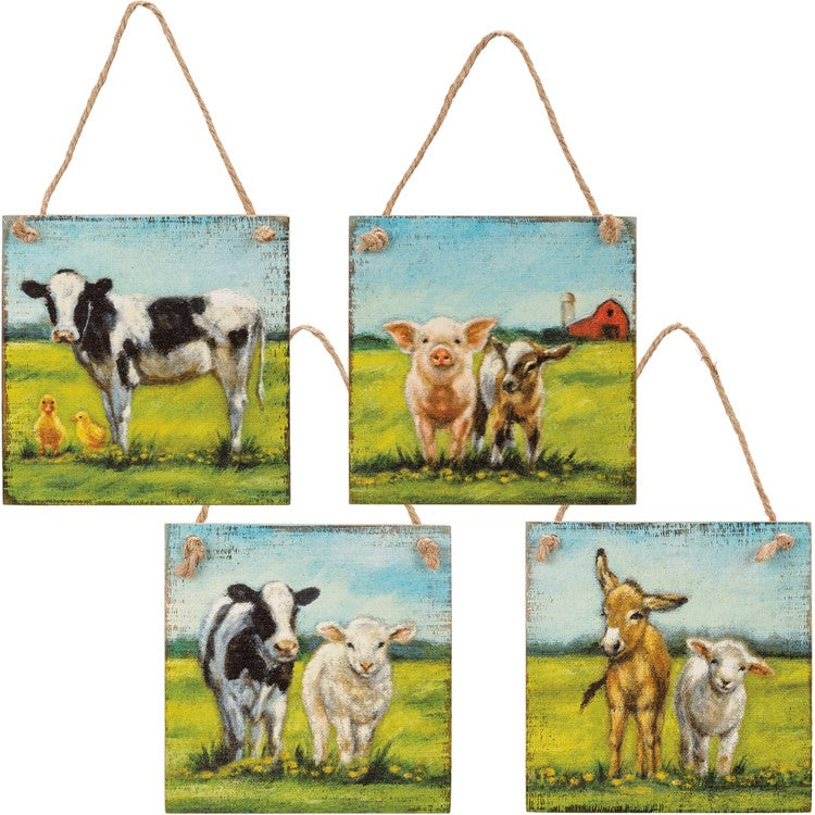 Farm Friends Ornaments - 4 Styles