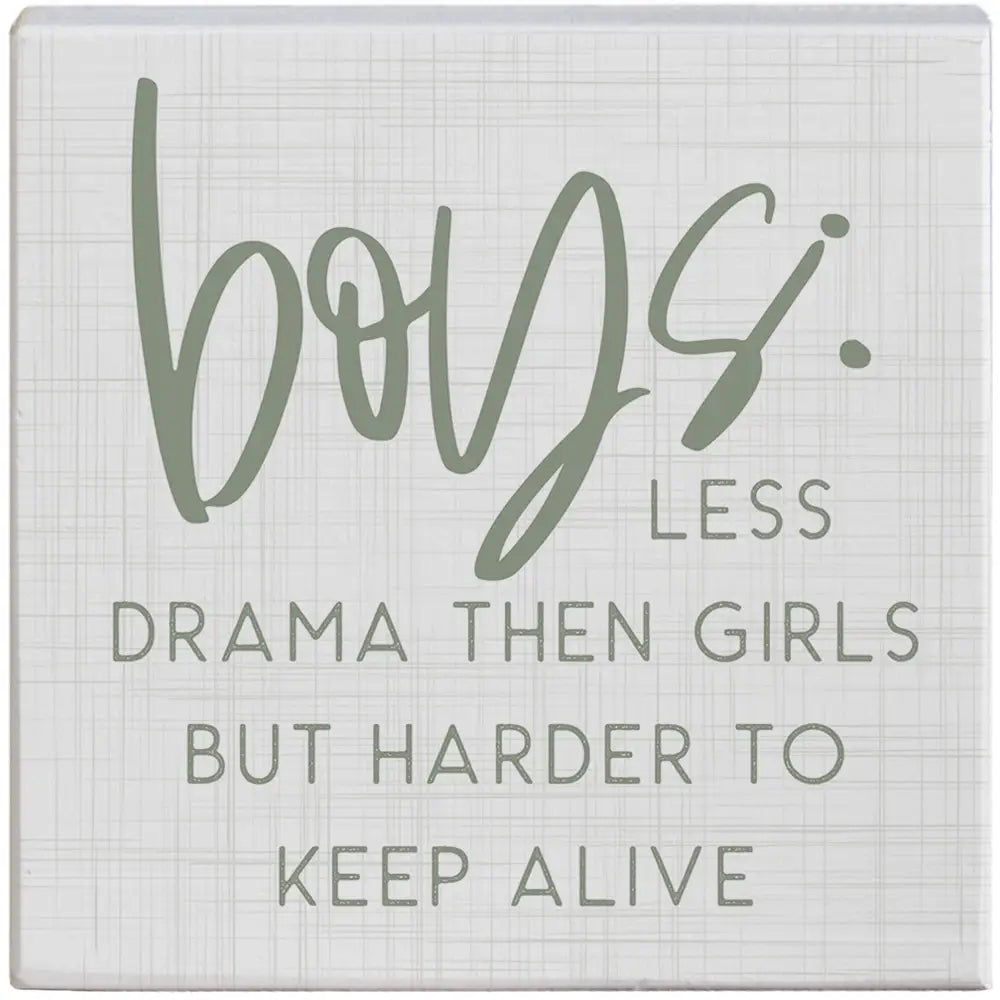 Boys Less Drama Gift-A-Block