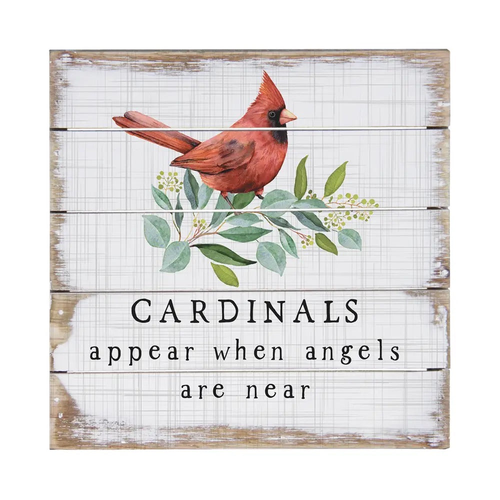 Cardinals Appear Pallet Sign