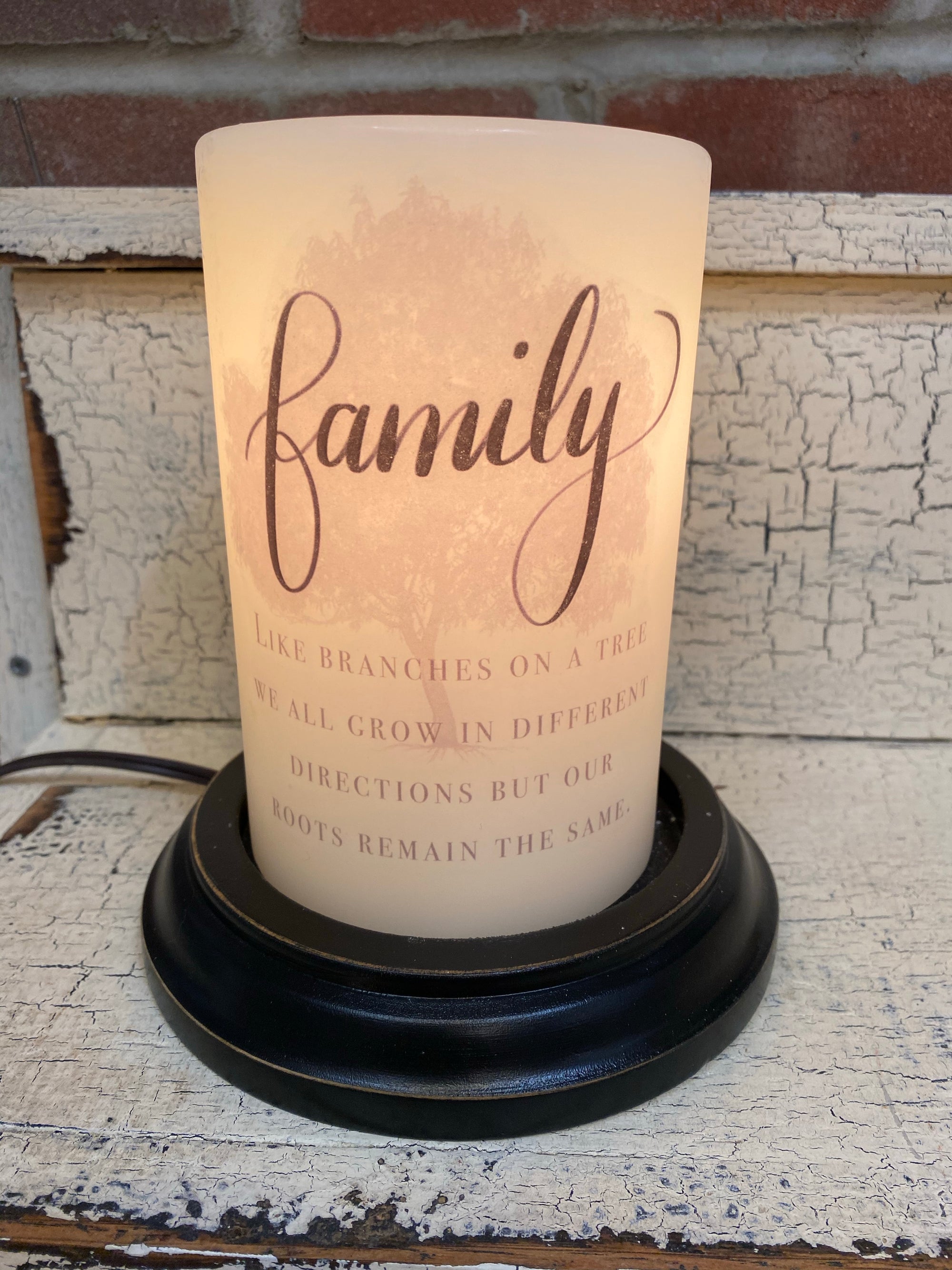 Family Tree Roots Candle Sleeve