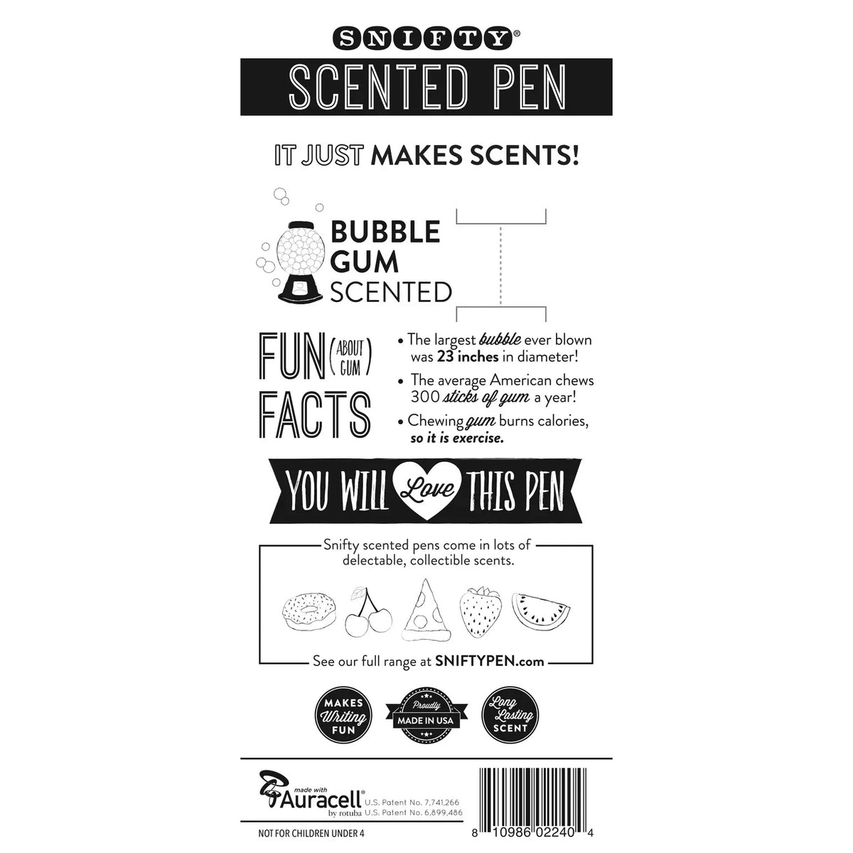 Bubblegum Scented Pen