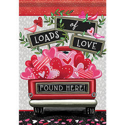 Loads of Love Garden Flag