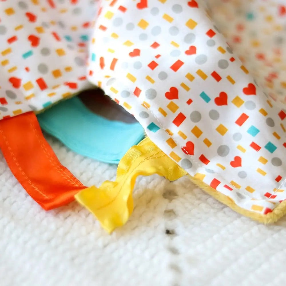 Kindness Crinkle Tag Square Toy