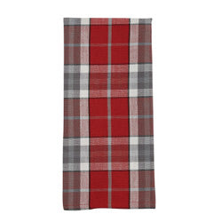 Sketchbook Snowman Plaid Dishtowel