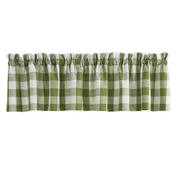 Wicklow Check Valance - Sage
