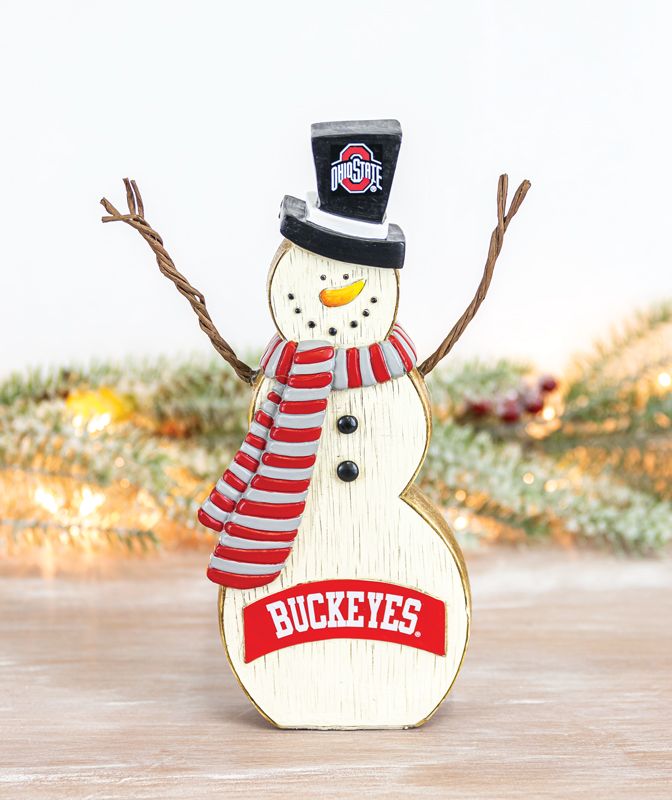 Ohio State Buckeyes Snowman