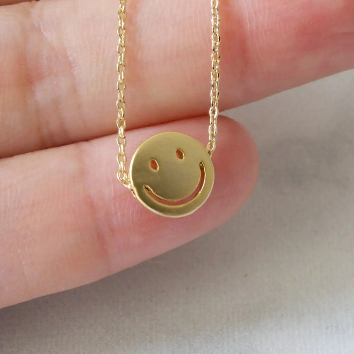 Put On A Happy Face Necklace
