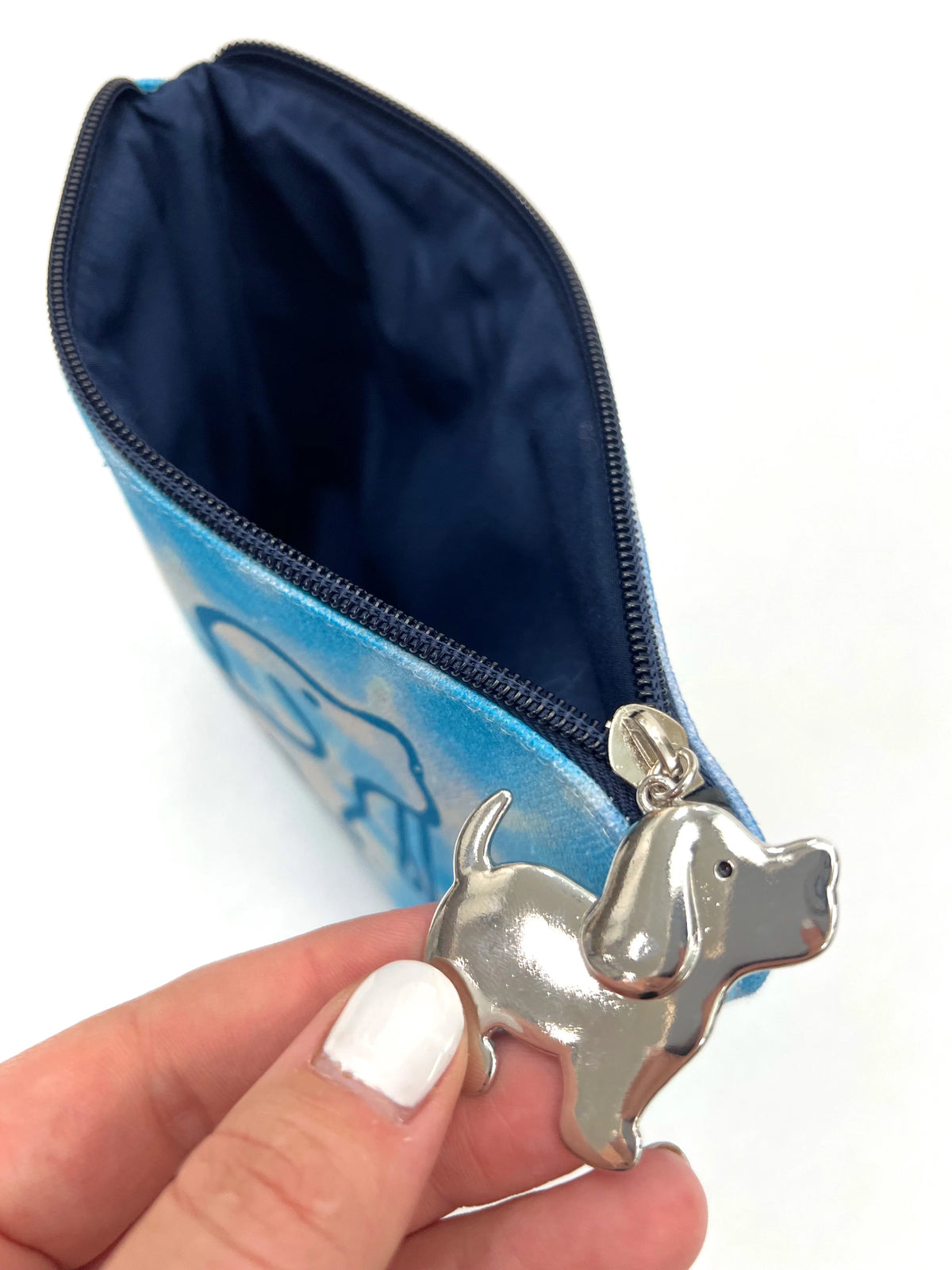 Puppie Love Wildflower Pup Zipper Pouch