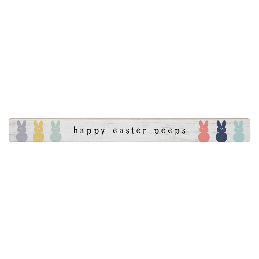 Happy Easter Peeps Skinny Sign