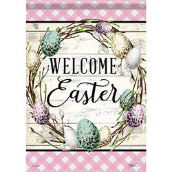 Farmhouse Easter Garden Flag
