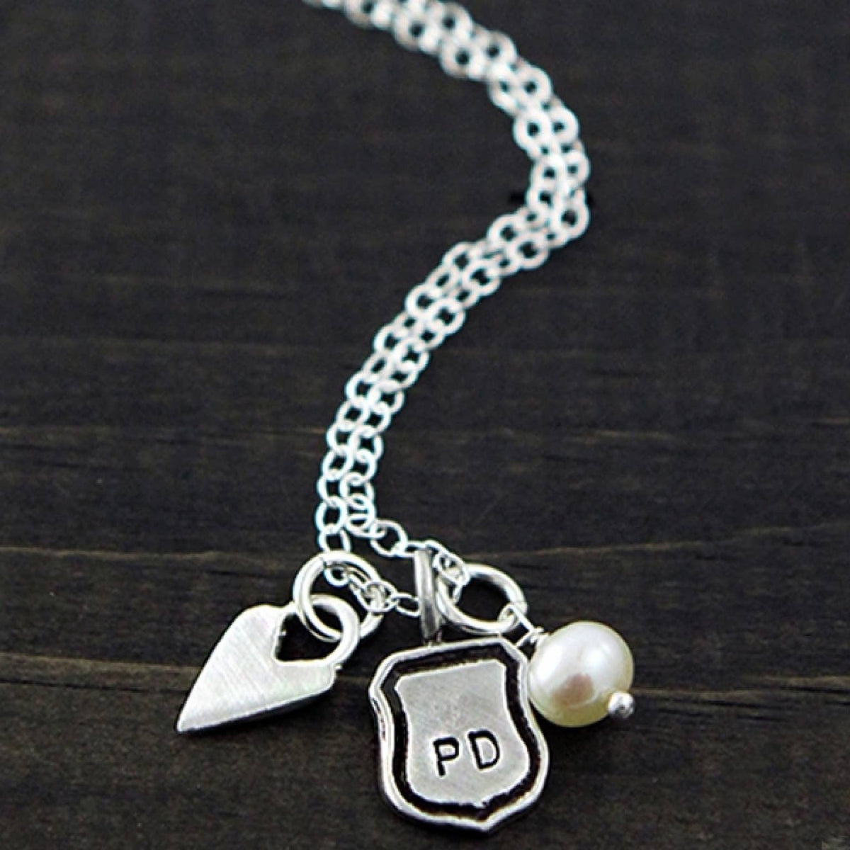 My Heart Belongs to a Policeman Necklace