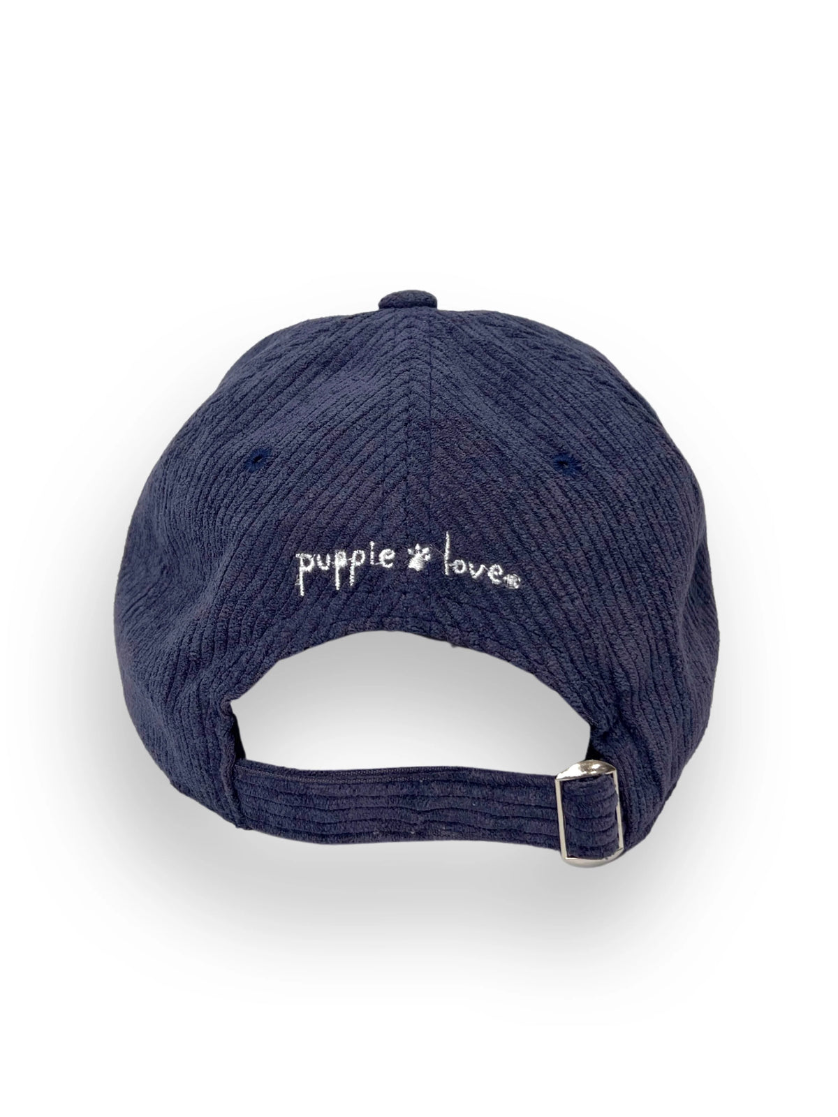 Puppie Love Corduroy Hat - Navy