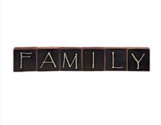 Family Block Letters