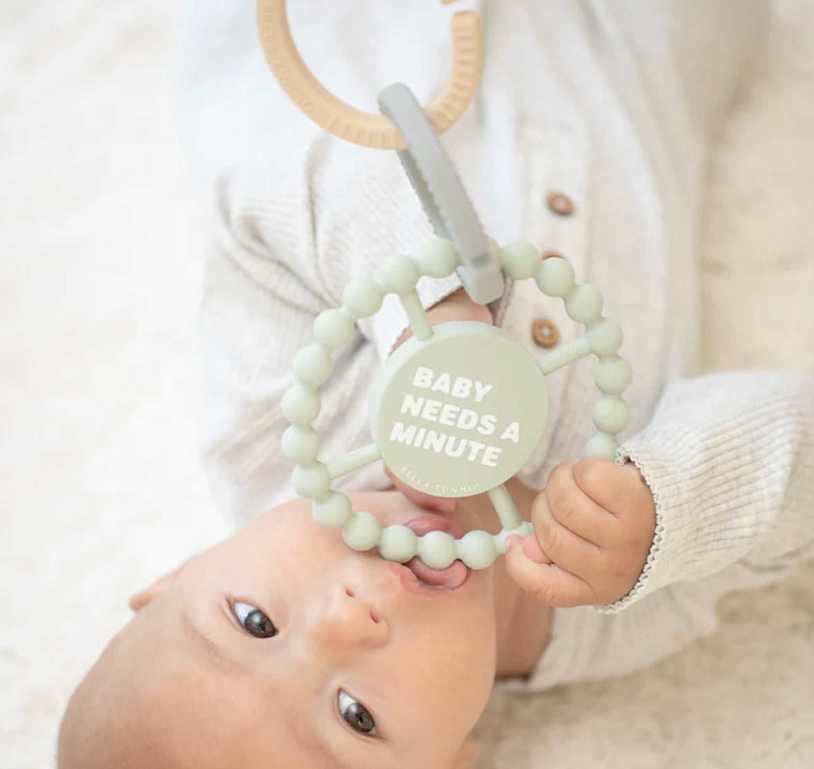 Baby Needs A Minute Happy Teether