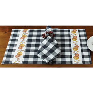 Pumpkin Check Placemat