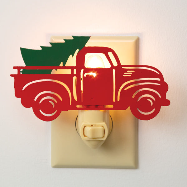 Red Christmas Truck Night Light