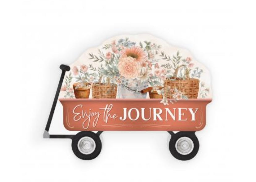 Enjoy the Journey Shaped Wagon