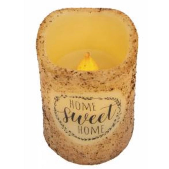 Home Sweet Home Wreath Timer Pillar