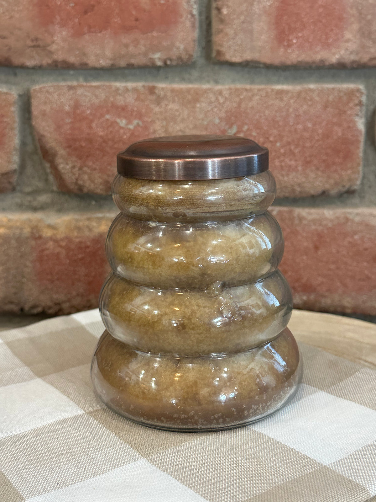 Honey Praline Clusters Beehive Candles - 2 Sizes