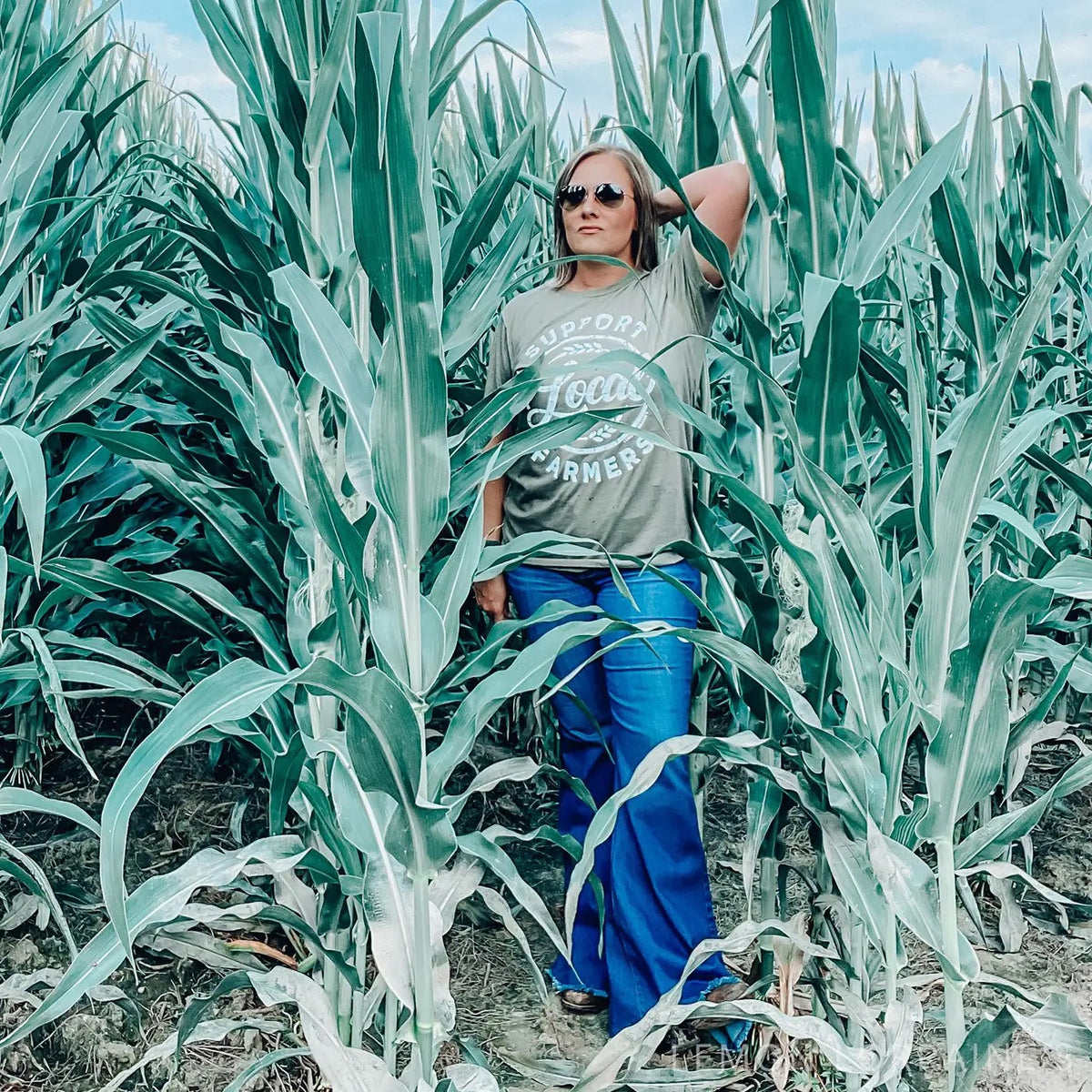 Support Local Farmers - Olive Triblend