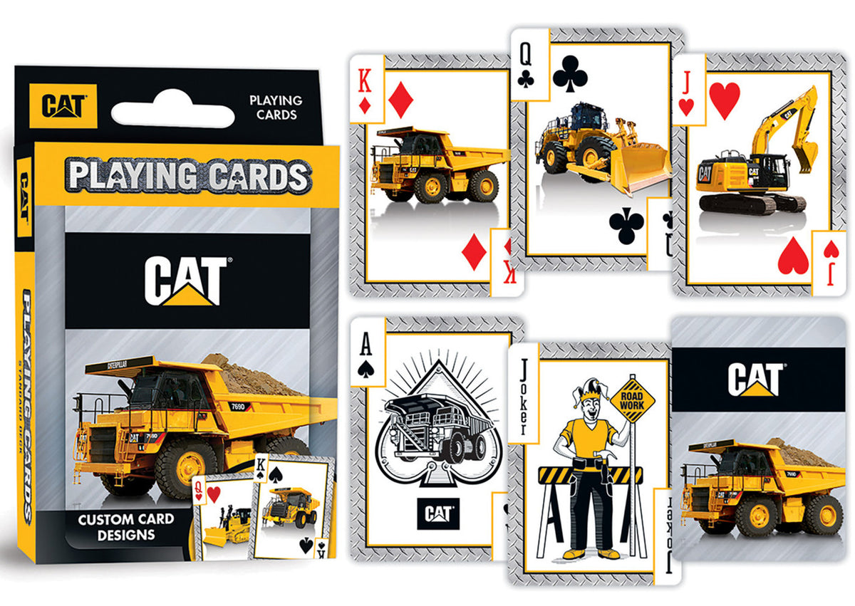 CAT Caterpillar Playing Cards