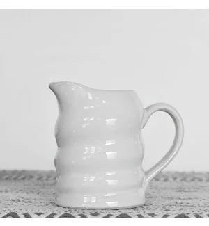 White Ceramic Pitcher