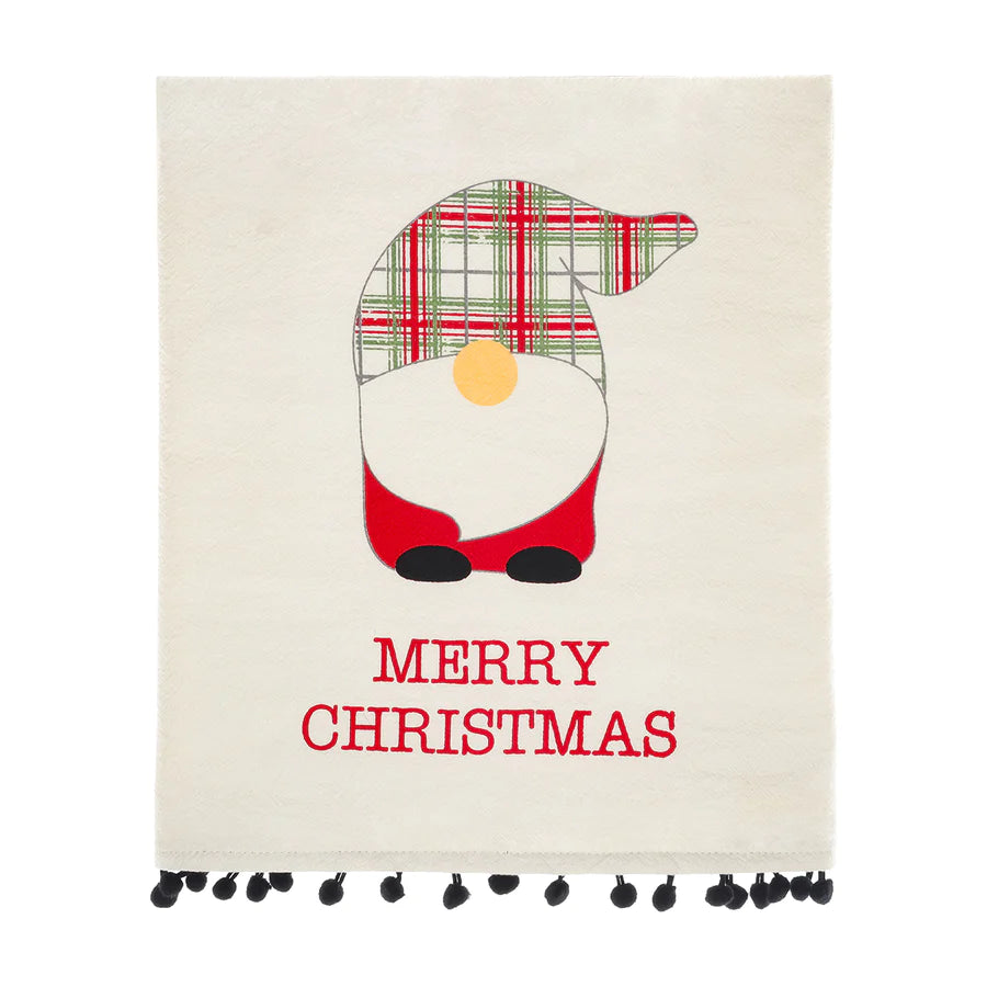 Merry Christmas Gnome Towel