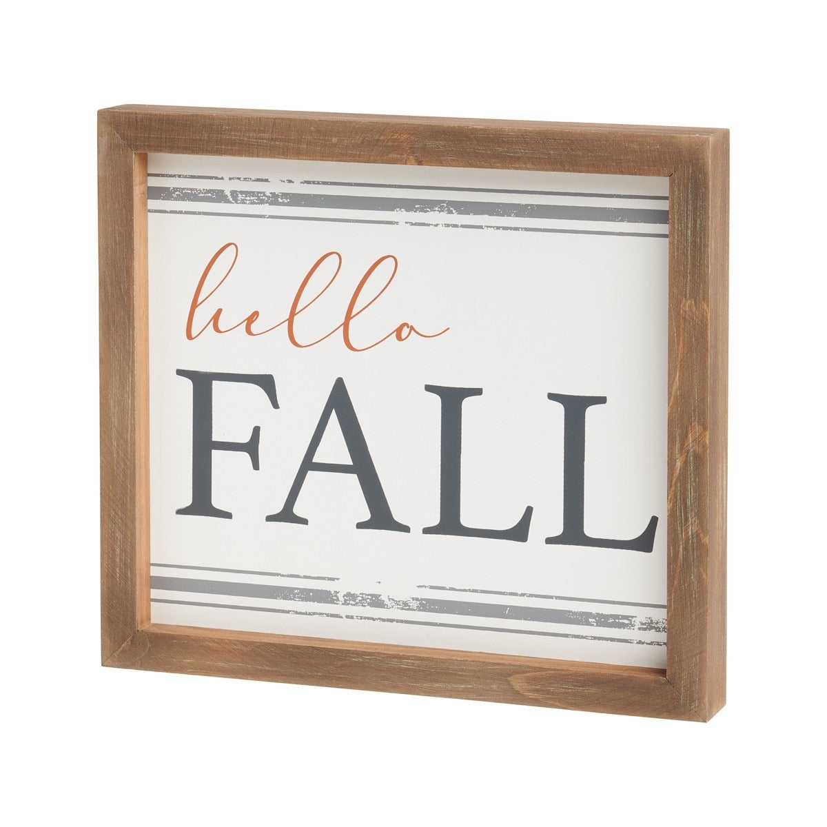 Hello Fall Framed Sign