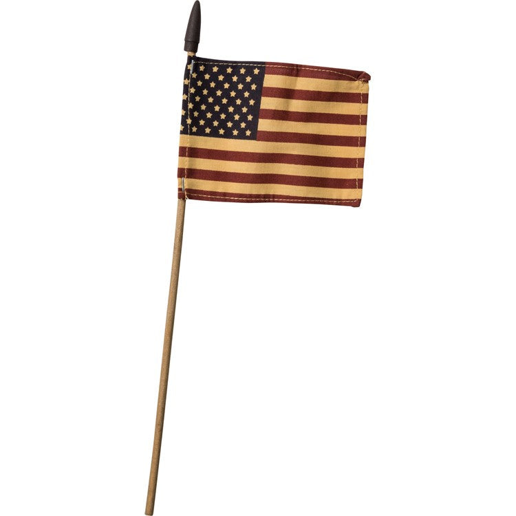 American Flag on Stick