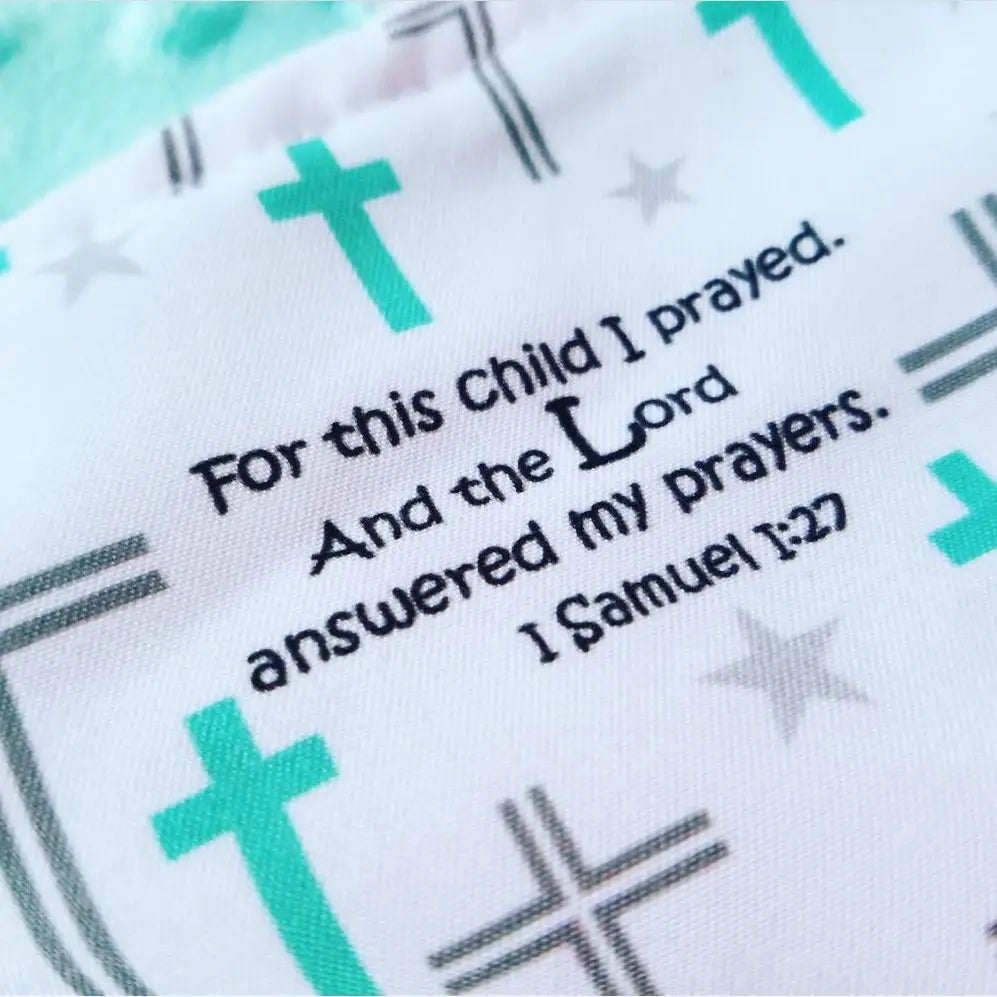 Prayer Baby Tag Keepsake Square Toy