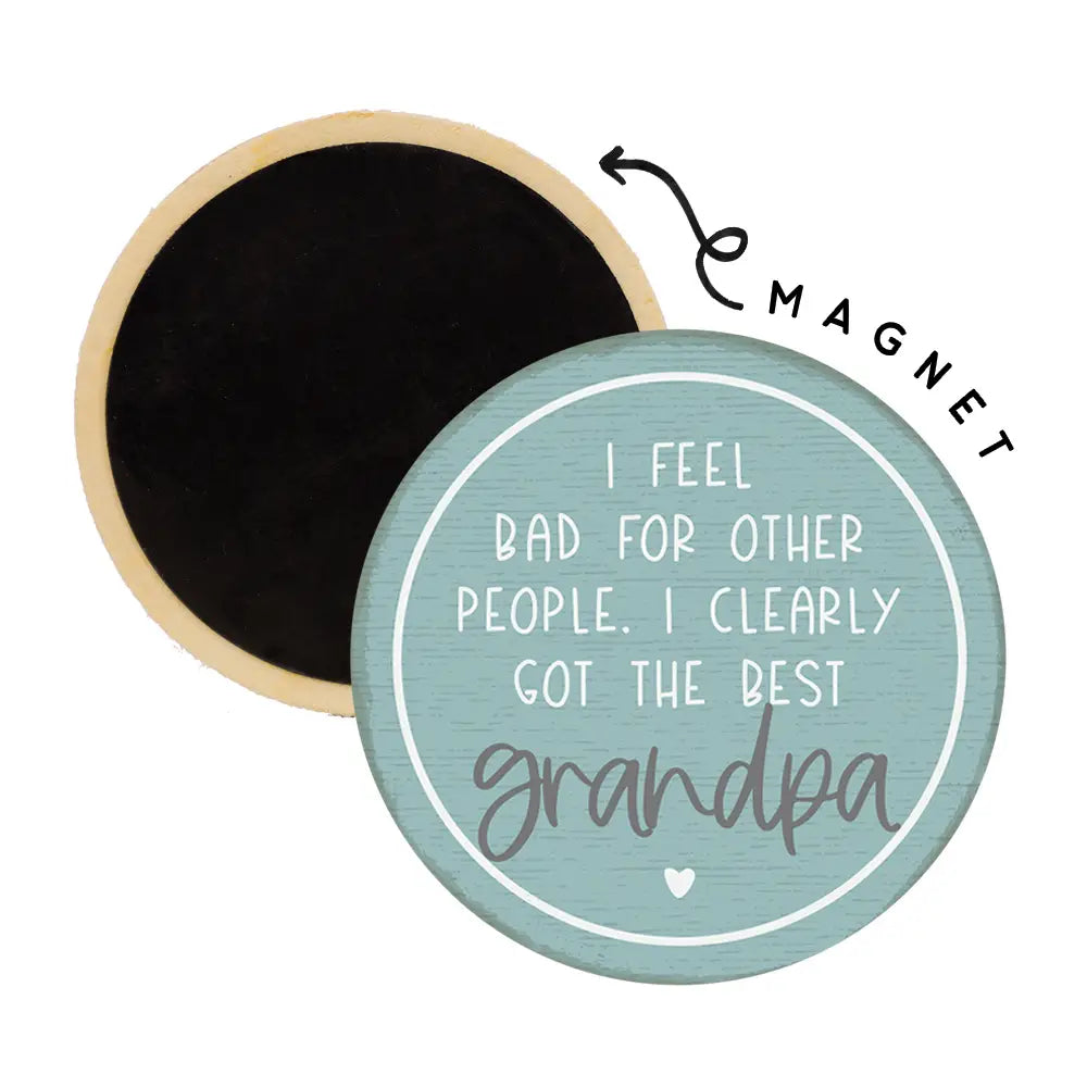 Grandpa Round Magnet