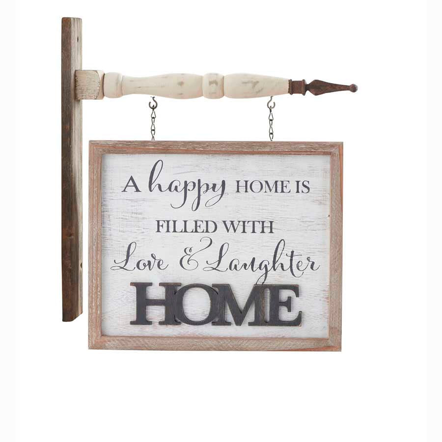 Whitewashed Home Sign Arrow Replacement