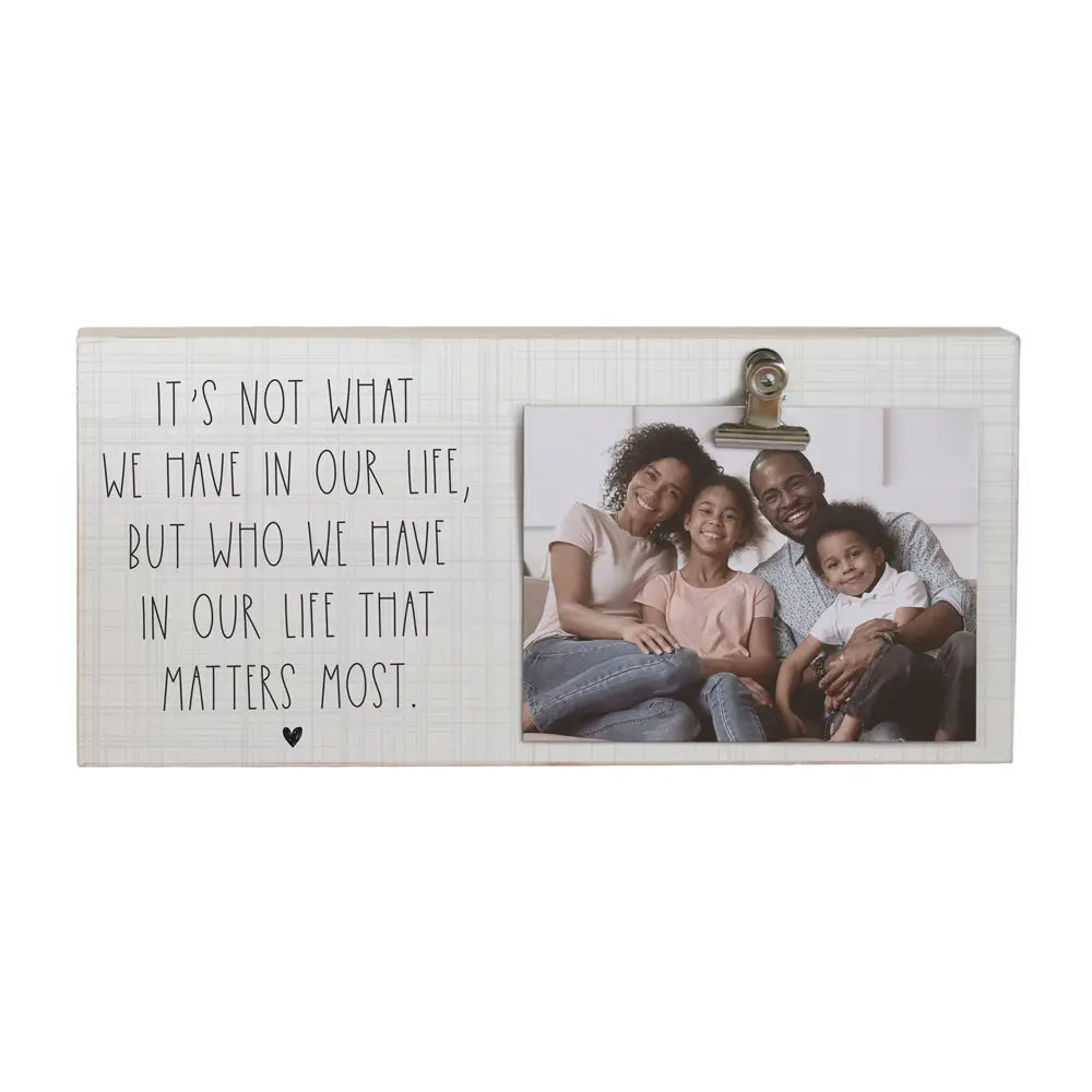 Who We Love Photo Clip Frame