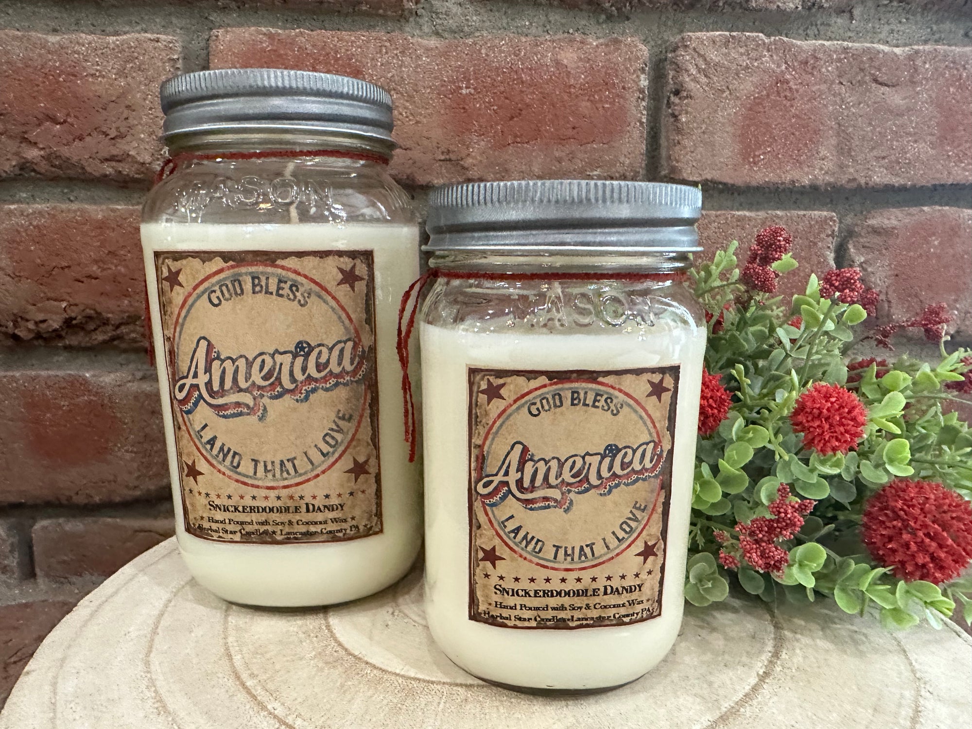 America Jar Candles - 2 Sizes