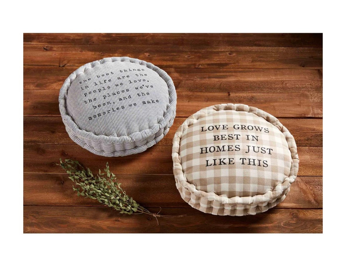 Home Round Pillows - 2 Styles
