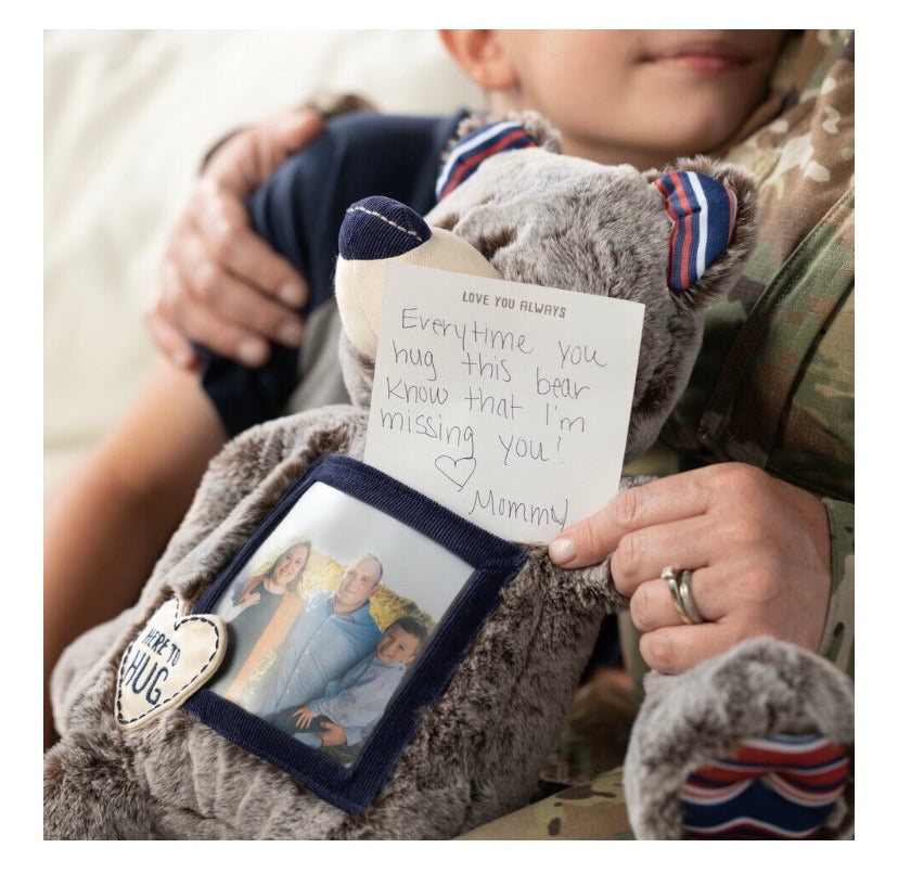 Here to Hug Bear - Military