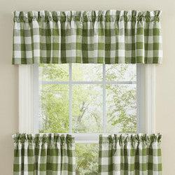 Wicklow Check Valance - Sage