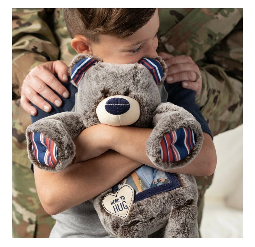 Here to Hug Bear - Military