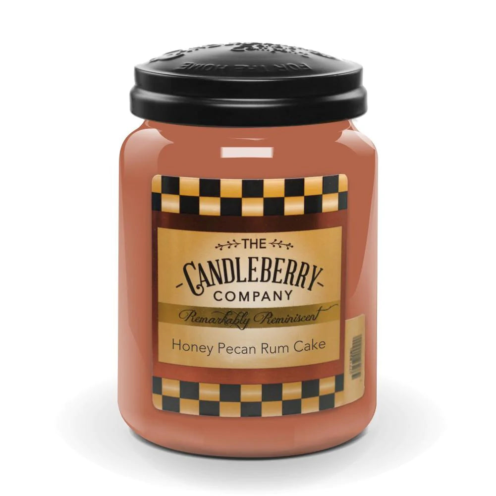 Honey Pecan Rum Cake 26oz Candleberry Candle