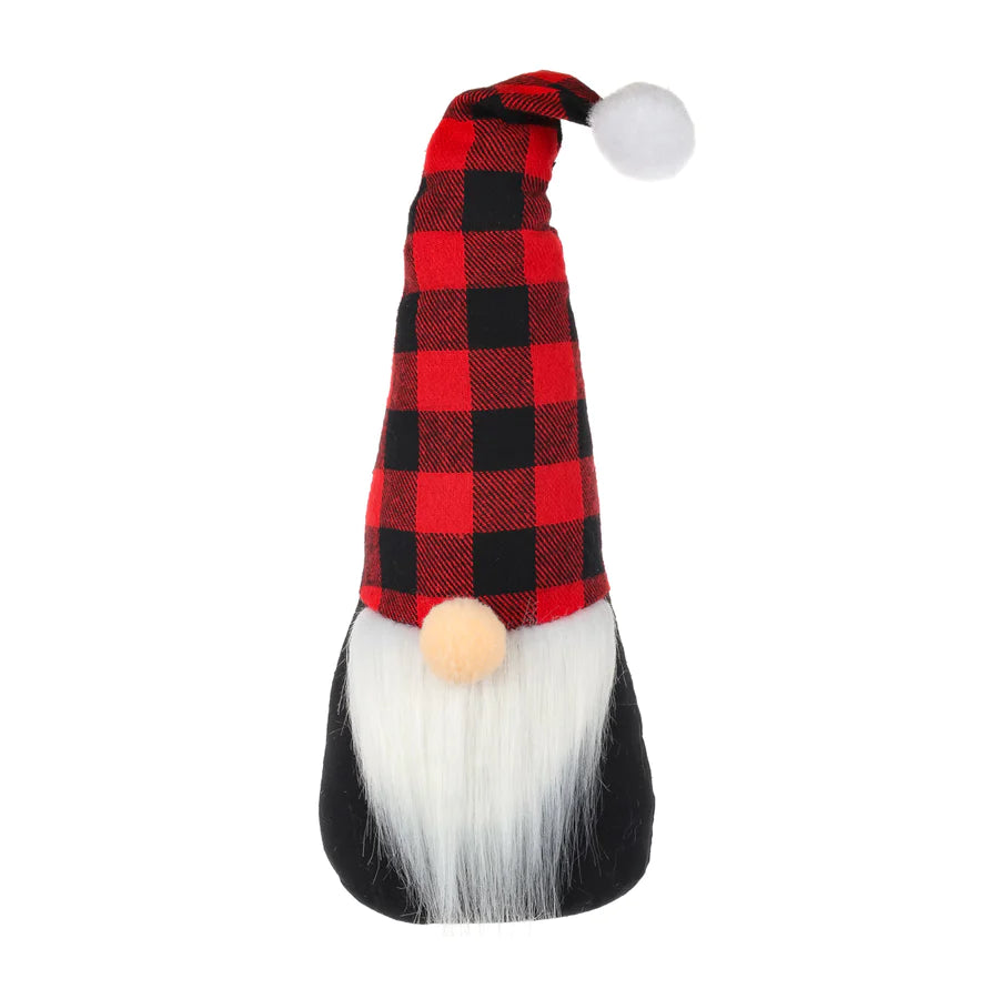 Red and Black Fabric Gnome