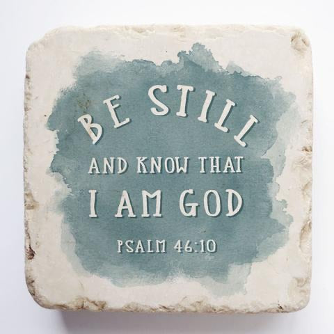 Psalm 46:10 Scripture Stone